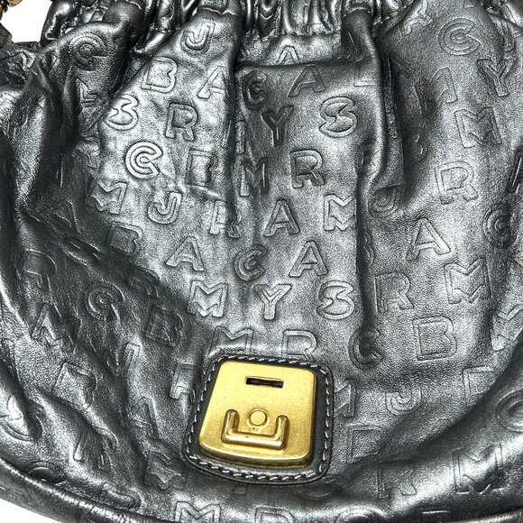 Marc Jacobs large leather fold-over shoulder bag - Picture 4 of 9